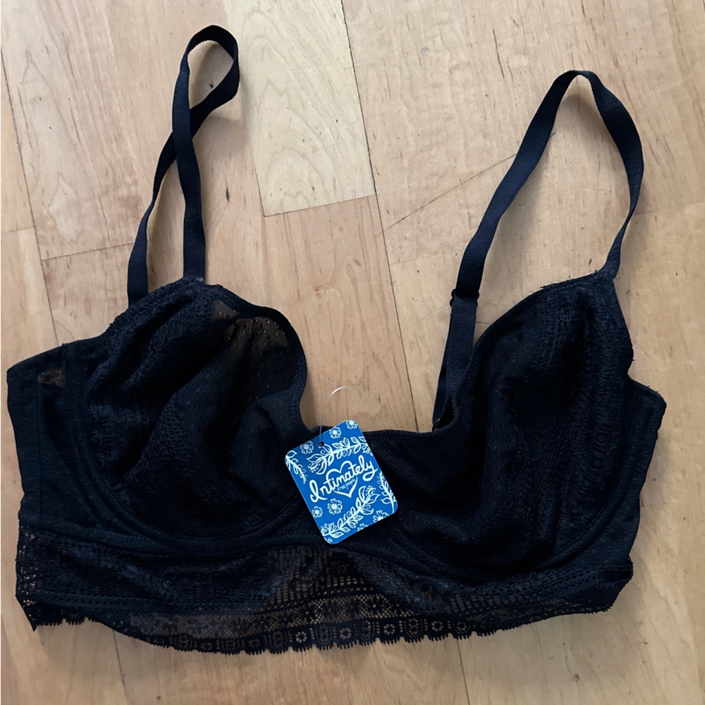 Free People Black Bras Intimates & Sleepwear Collection